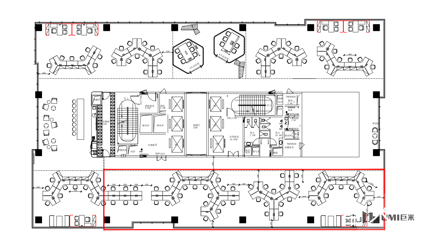萬科集團辦公家具設計圖